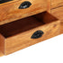 Rustika Rowe -  4Tier Bookcase with 6 Drawers 122x36x181 cm Solid Mango Wood